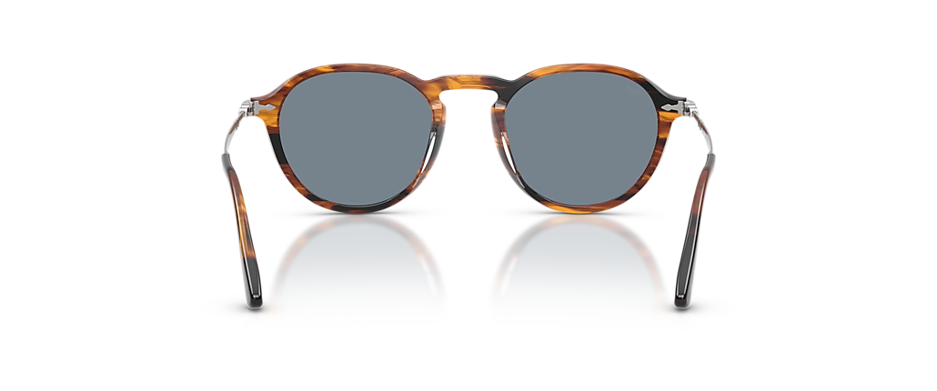 Persol PO3383S Striped Black & Brown Sunglasses