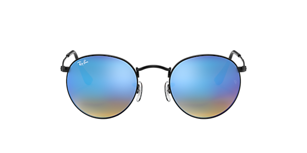 Ray-Ban RB3447 Round Flash Lenses Gradient