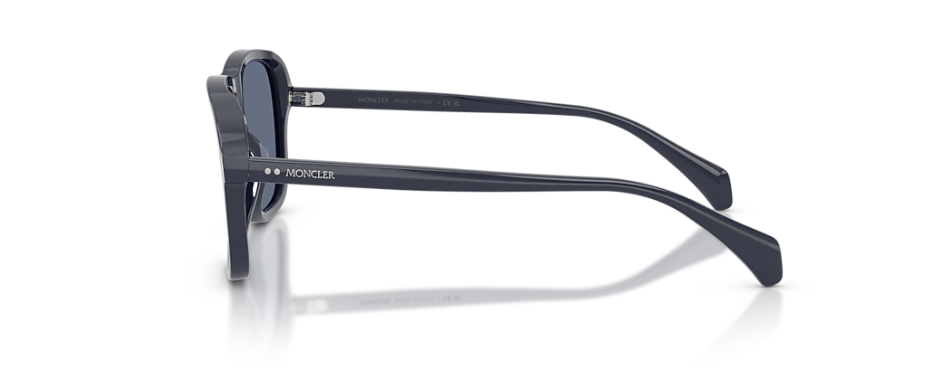 Moncler ME6030F Refrax Shiny Dark Blue Sunglasses