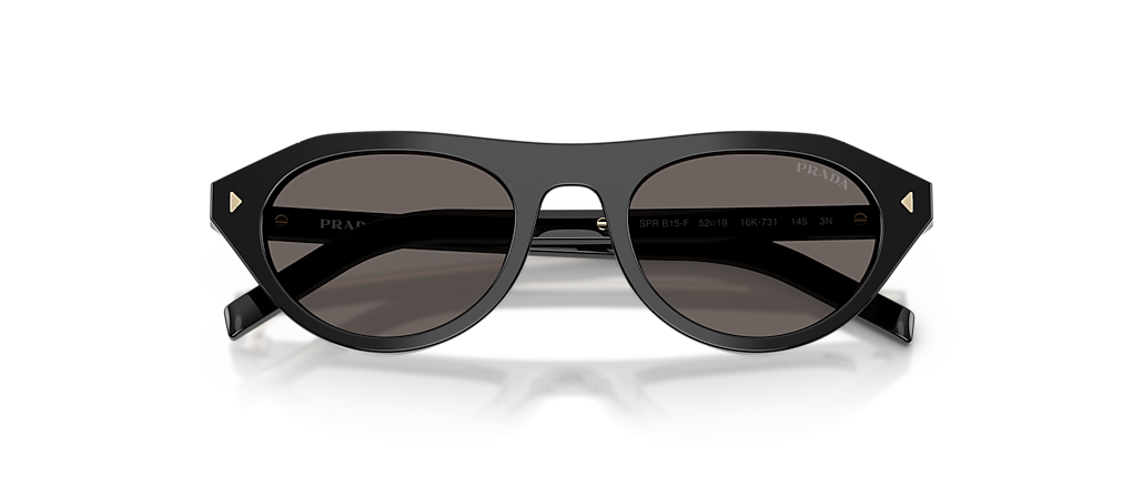 Prada PR B15SF Black Sunglasses