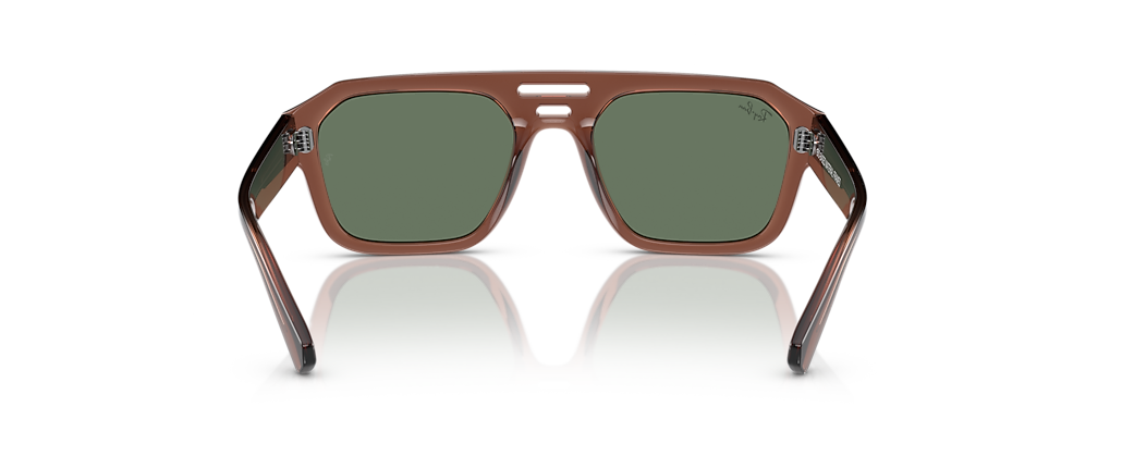 Ray-Ban RB4397 Corrigan Bio-Based Transparent Brown Sunglasses