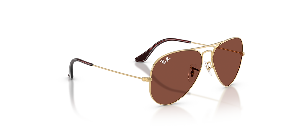 Ray-Ban RB3025 Aviator Large Metal Arista Gold Sunglasses