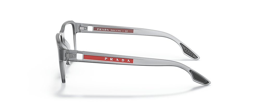 Prada Linea Rossa PS 04NV Grey Transparent Rubber Frames