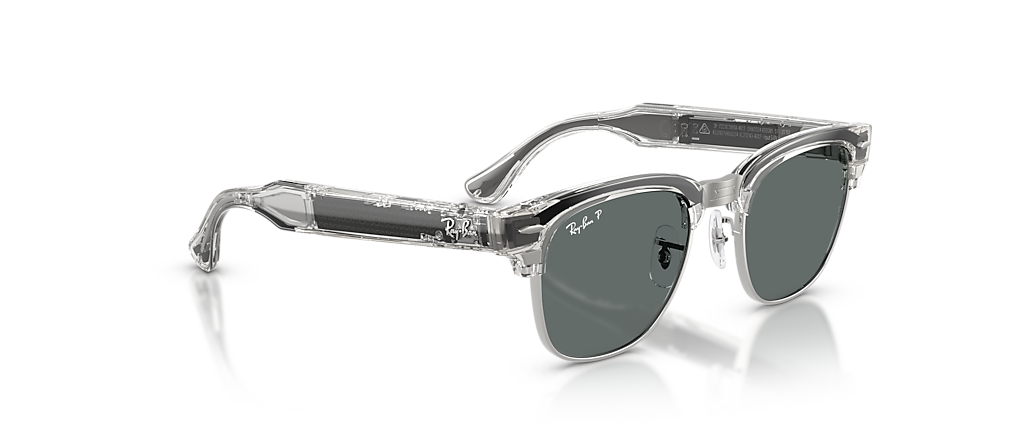 Ray-Ban Ray-Ban Meta Audio Clubmaster Transparent Iron Grey Ray-Ban Meta Smart Glasses