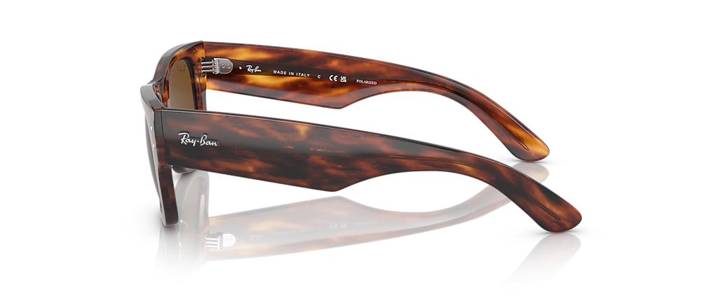 Ray-Ban RB0840SF Mega Wayfarer Striped Havana Sunglasses