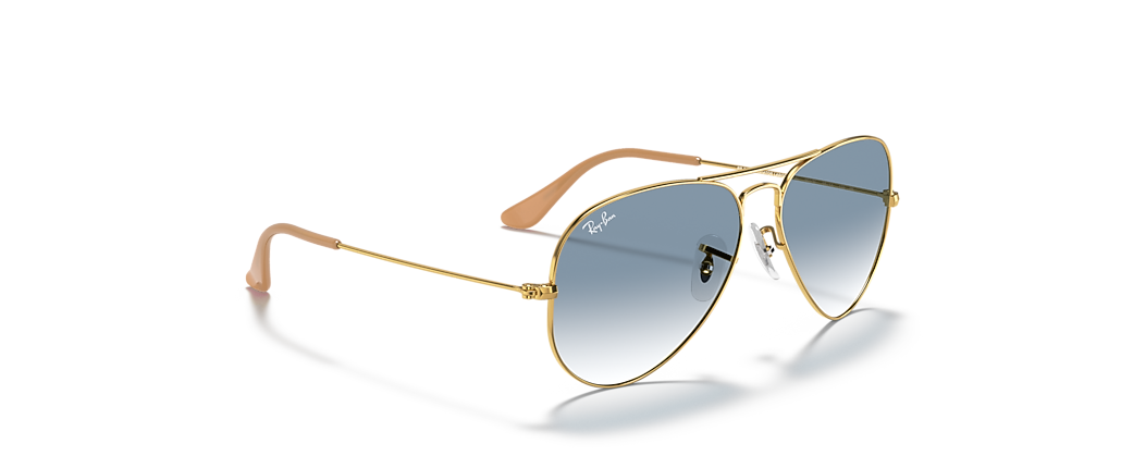 Ray-Ban RB3025 Aviator Gradient Arista Gold Sunglasses