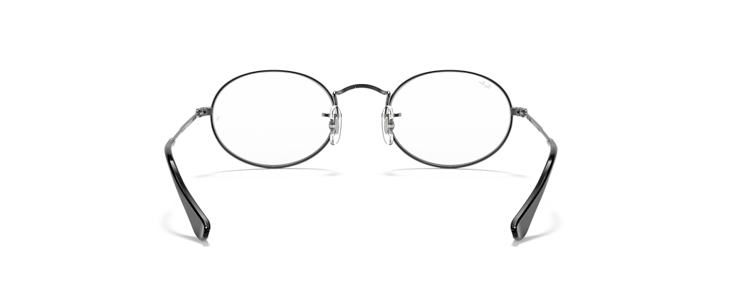 Ray-Ban RB3547V Oval Optics Gunmetal Frames