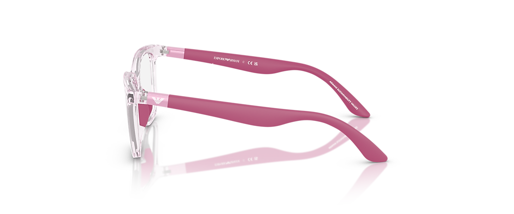 Emporio Armani EK3006 Shiny Transparent Pink Frames