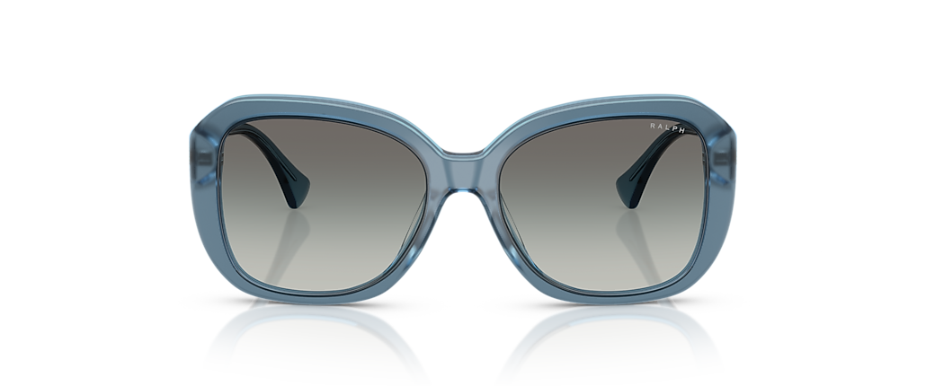 Ralph RA5321U Shiny Transparent Blue Milky Sunglasses