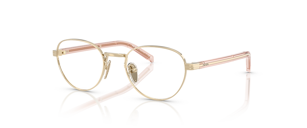 Prada PR B53V Pale Gold Frames