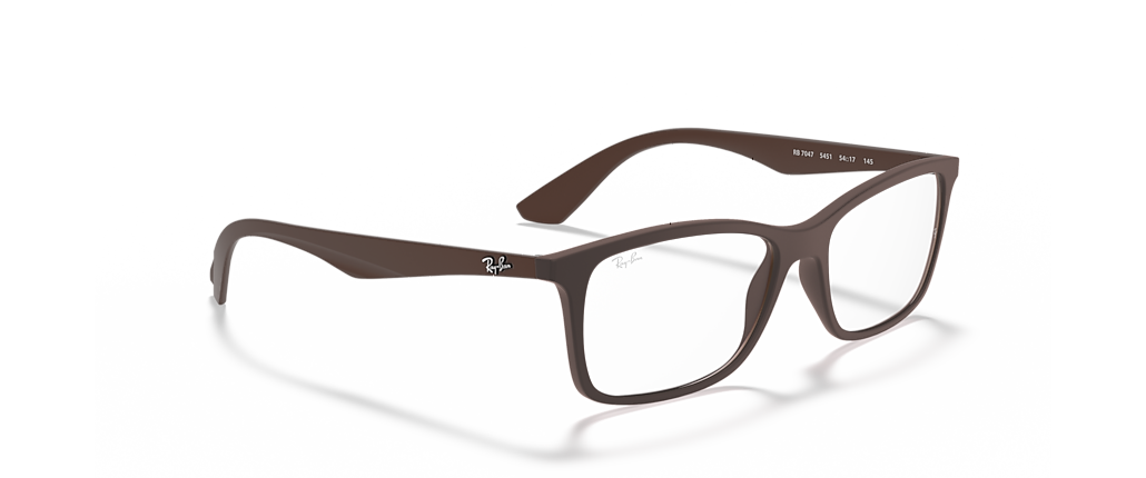 Ray-Ban RB7047 Optics Transparent Brown Frames