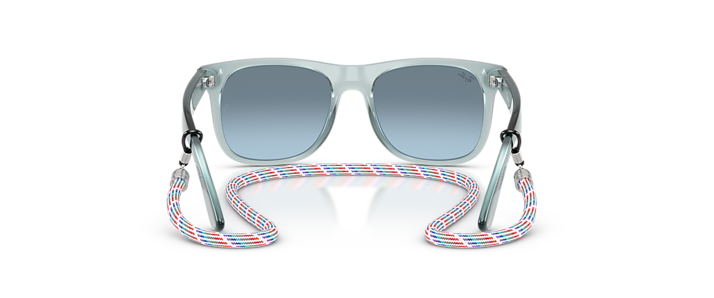 Ray-Ban RB9069S Justin Kids Summer Capsule Transparent Blue Sunglasses
