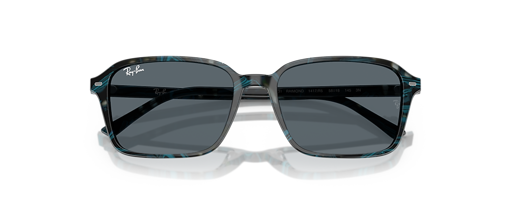Ray-Ban RB2231 Raimond Transparent Fantasy Blue & Grey Sunglasses