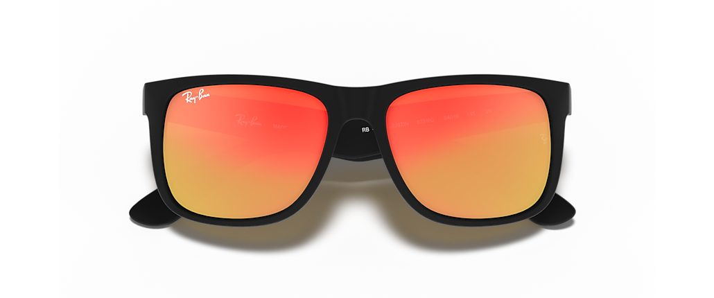 Ray-Ban RB4165 Justin Color Mix Rubber Black Sunglasses