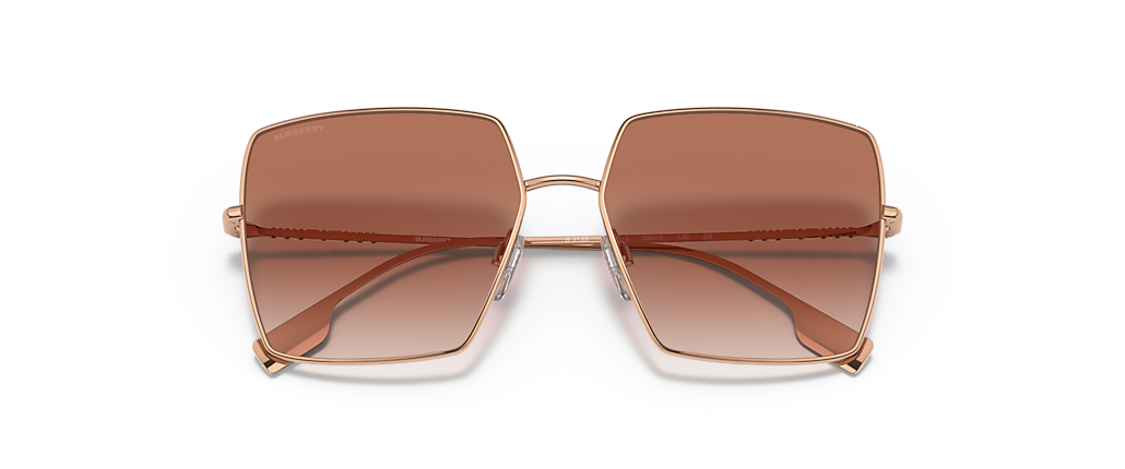 Burberry BE3133 Daphne Rose Gold Sunglasses
