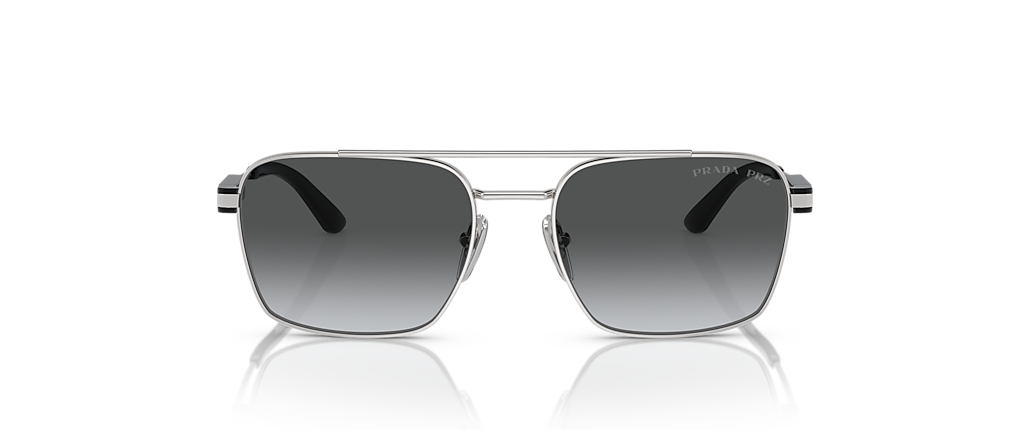 Prada PR 67ZS Silver Sunglasses