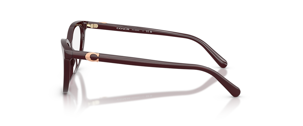 Coach HC6304U Transparent Dark Cherry Frames