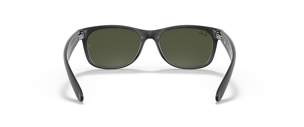 Ray-Ban RB2132F New Wayfarer Matte Rubber Black Sunglasses