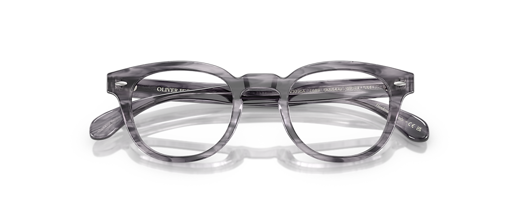 Oliver Peoples OV5036A Sheldrake Low Bridge Fit Navy Smoke Frames