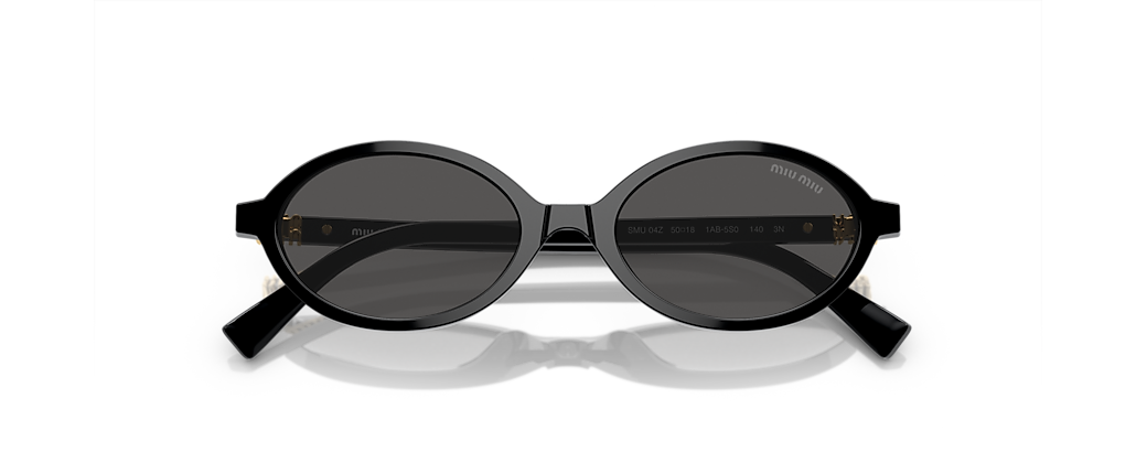 Miu Miu MU 04ZS Black Sunglasses