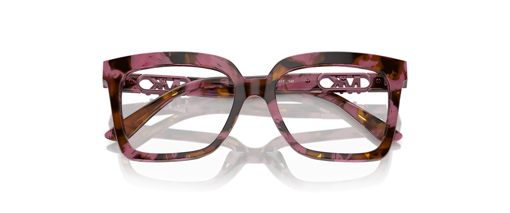 Michael Kors MK4119U Nassau Plum Graphic Tortoise Frames