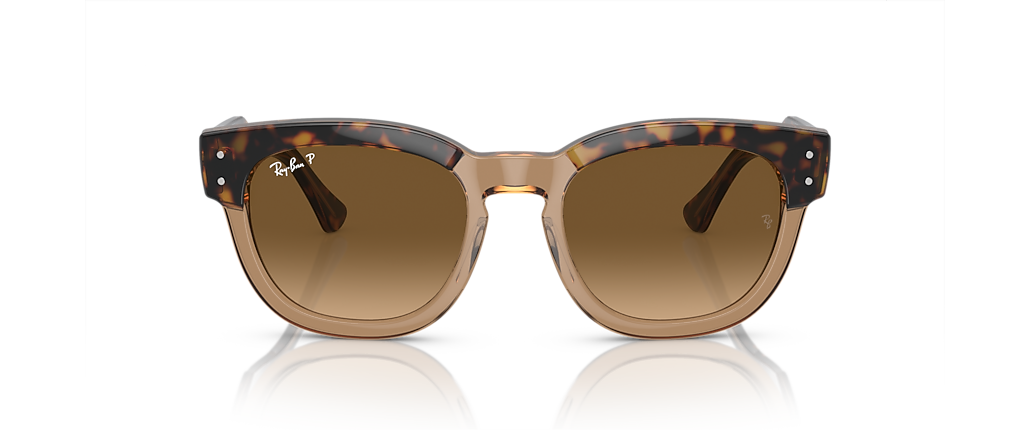 Ray-Ban RB0298SF Mega Hawkeye Havana On Transparent Brown Sunglasses