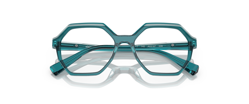 Alain Mikli A03167 Transparent Petrol/Ice Frames