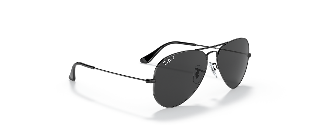 Ray-Ban RB3025 Aviator Total Black Black Sunglasses