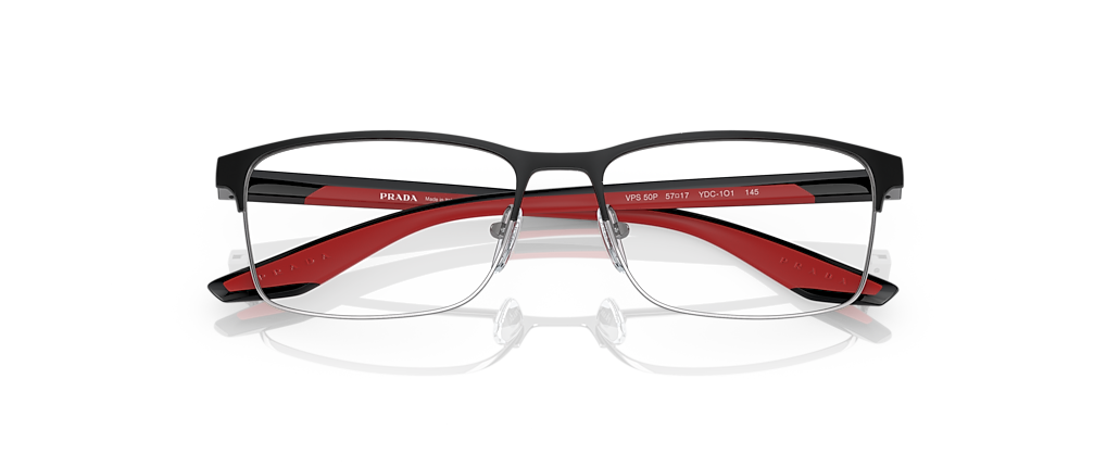 Prada Linea Rossa PS 50PV Black/Silver Frames