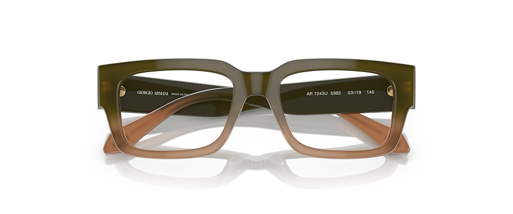 Giorgio Armani AR7243U Gradient Green/Brown Frames