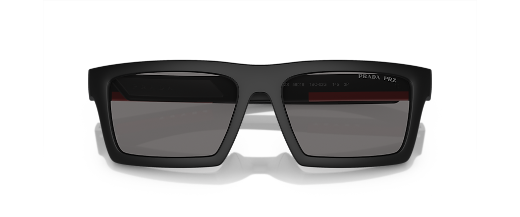 Prada Linea Rossa PS 02ZSU Matte Black Sunglasses