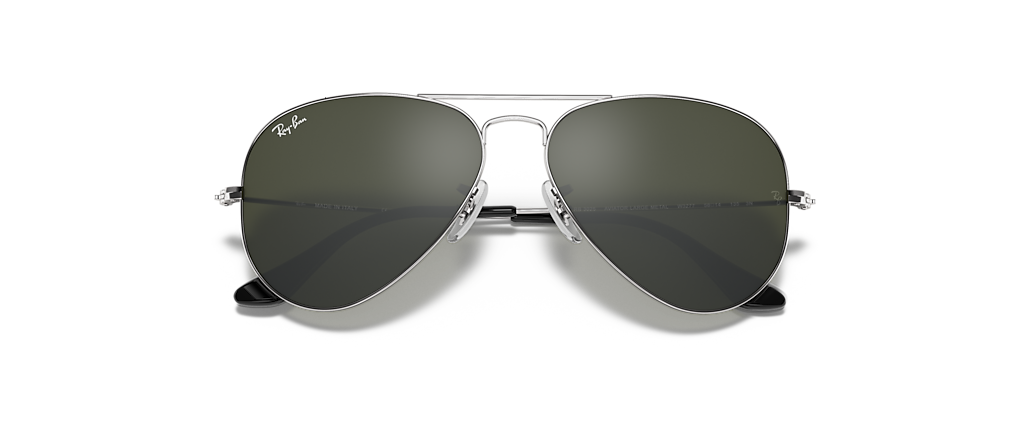 Ray-Ban RB3025 Aviator Mirror Silver Sunglasses