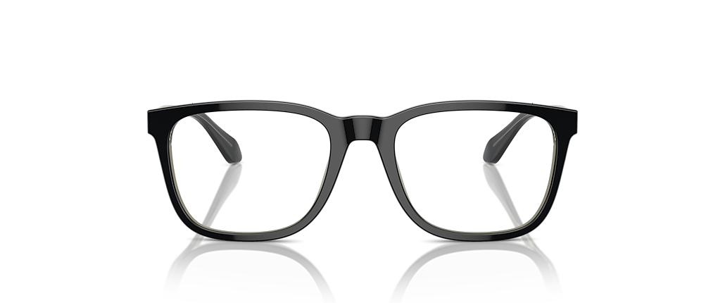 Giorgio Armani AR7255F Top Black/Transparent Green Frames