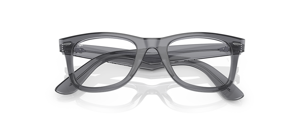 Ray-Ban RB4340V Wayfarer Ease Optics Transparent Grey Frames