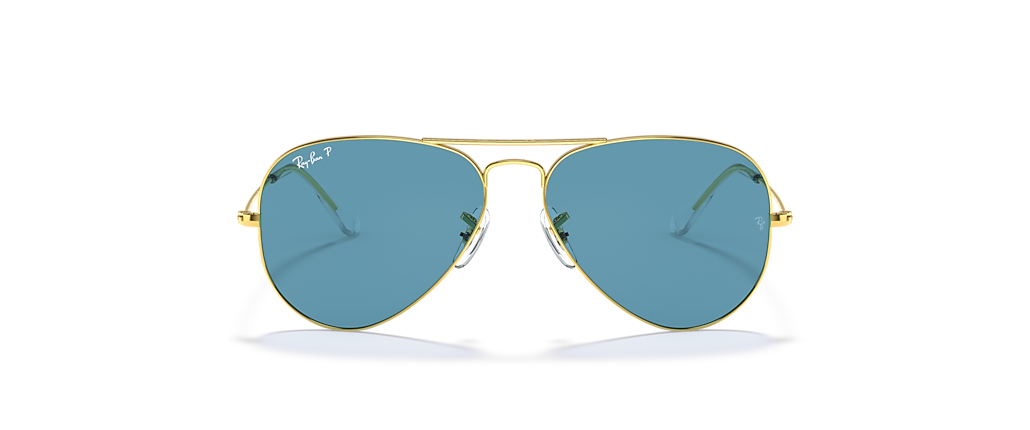 Ray-Ban RB3025 Aviator Classic Polarized+ Lenses Gold Sunglasses
