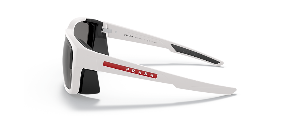 Prada Linea Rossa PS 07WS White Rubber Sunglasses
