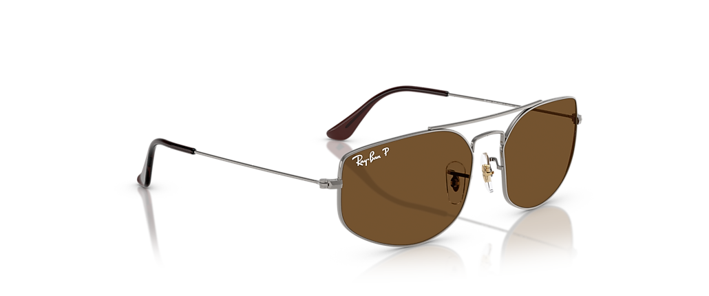 Ray-Ban RB3845 Explorer V Gunmetal Sunglasses
