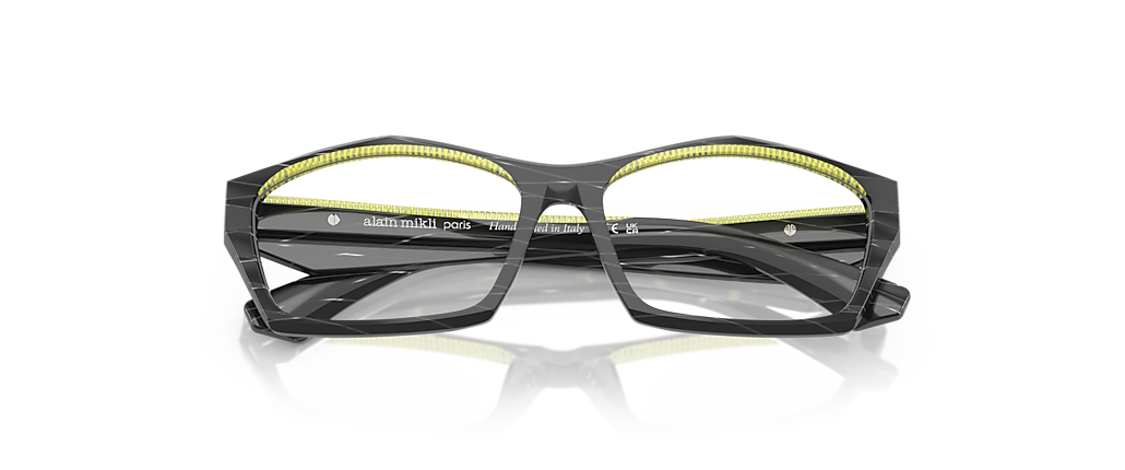 Alain Mikli A03525 Black Rhombus/Point Lime Frames
