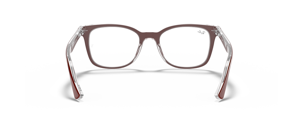 Ray-Ban RB5285 Optics Bordeaux On Transparent Frames