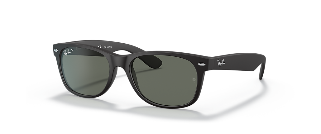 Ray-Ban RB2132 New Wayfarer Classic Rubber Black Sunglasses