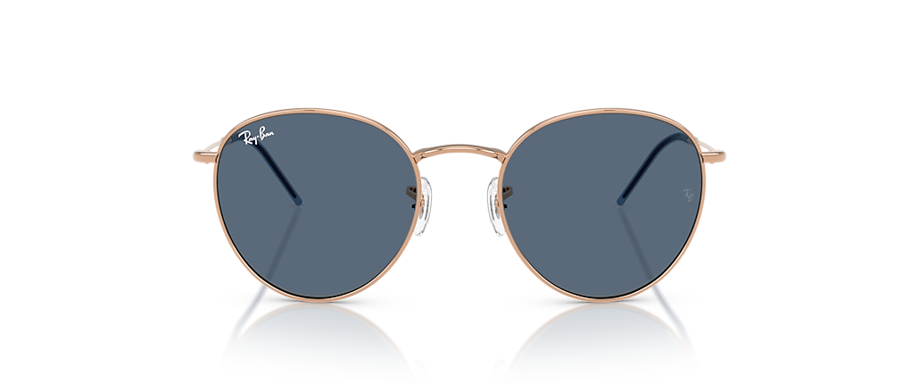 Ray-Ban RBR0103S Round Reverse Rosegold Sunglasses