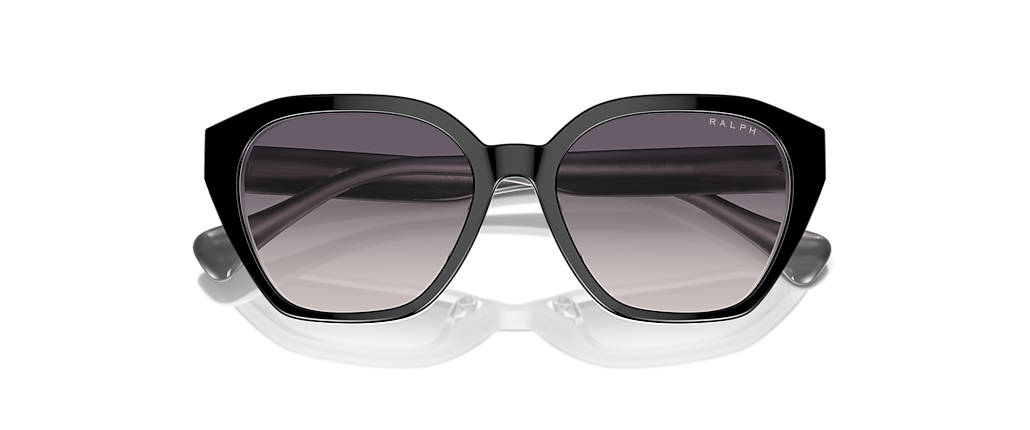 Ralph RA5315U Shiny Black On Opal Grey Sunglasses