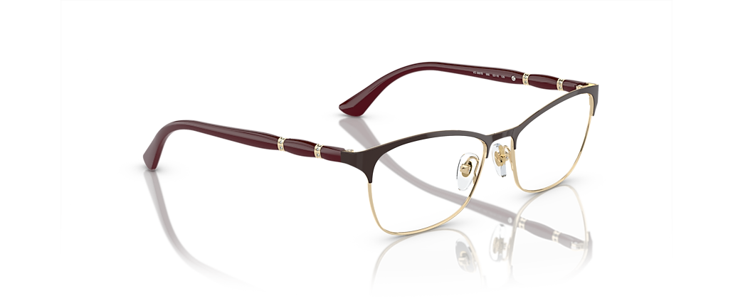 Vogue Eyewear VO3987B Top Bordeaux/Pale Gold Frames
