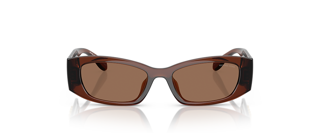 Michael Kors MK2243U Rhodes Brown Transparent Sunglasses