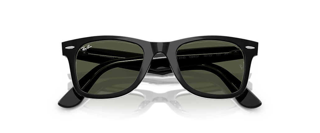 Ray-Ban RB2140 Original Wayfarer Classic Black On Transparent Sunglasses
