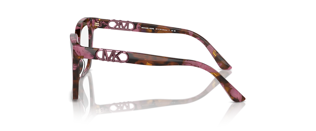 Michael Kors MK4119U Nassau Plum Graphic Tortoise Frames