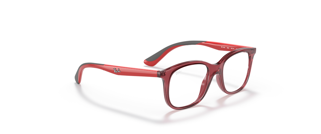 Ray-Ban RB1604 Optics Kids Transparent Red Frames