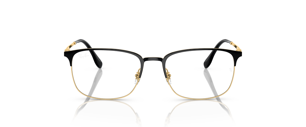 Ray-Ban RB6494 Optics Black On Gold Frames