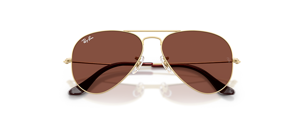 Ray-Ban RB3025 Aviator Large Metal Arista Gold Sunglasses