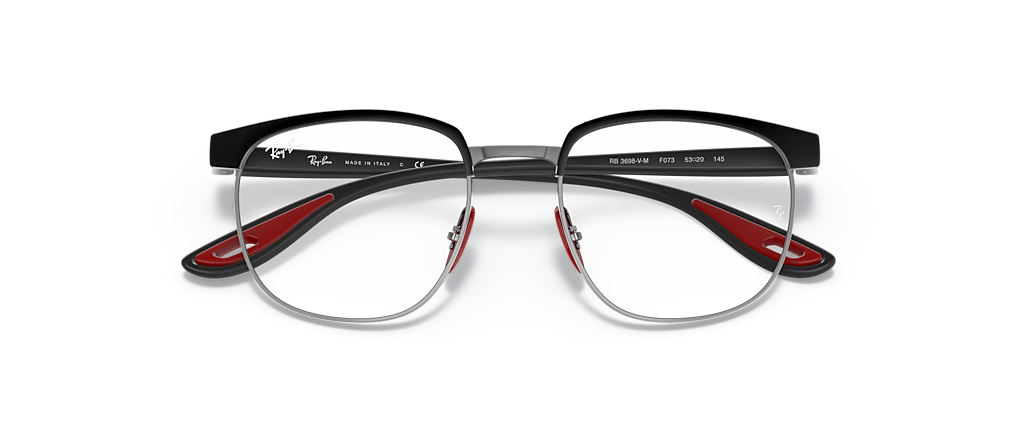 Ray-Ban RB3698VM Scuderia Ferrari Collection Black On Gunmetal Frames